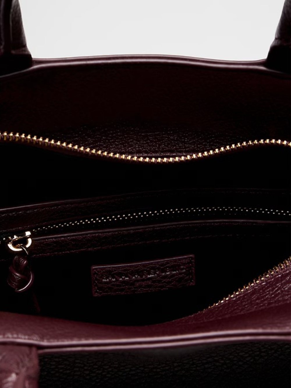 Banana Republic Vegan Leather Satchel Handbag NWT - Picture 5 of 7